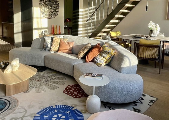 Arflex Arcelor Trapezio Sofa (In Uitstekende Staat) – 3-5 zitsbanken, Textile, Wool (photo 3 of 6)