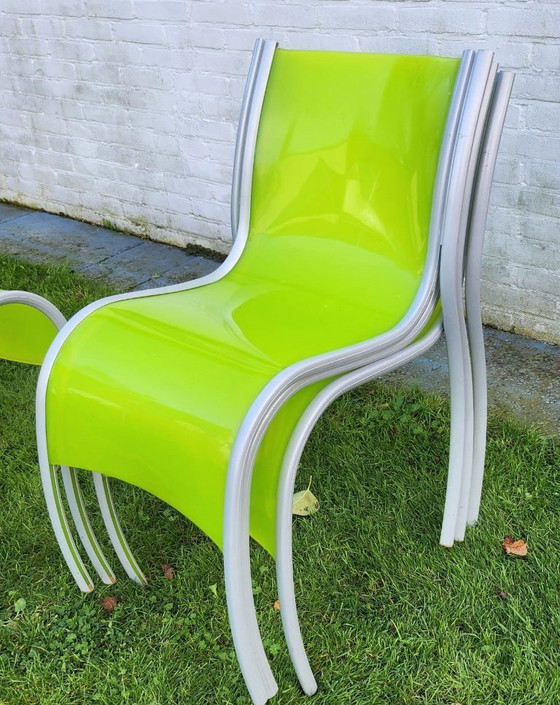 Image 1 of Raro set di sedie Kartell "Fantastic Plastic Elastic" - Ron Arad