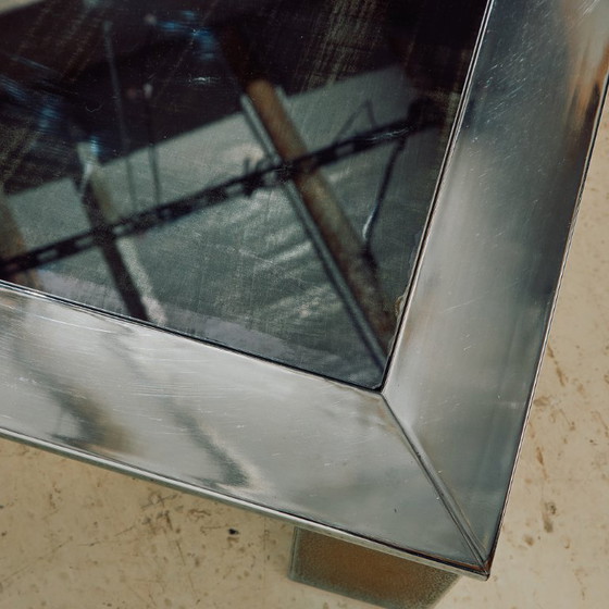 Image 1 of MK10340 Couchtisch aus Chrom und Glas