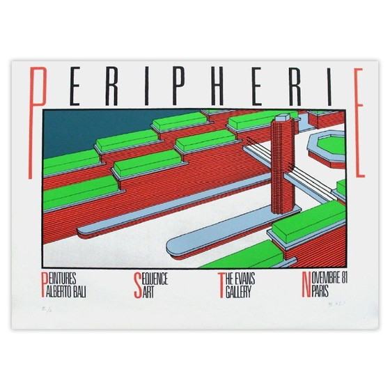 Image 1 of Alberto BALI Périphéries Signierter Siebdruck 1981