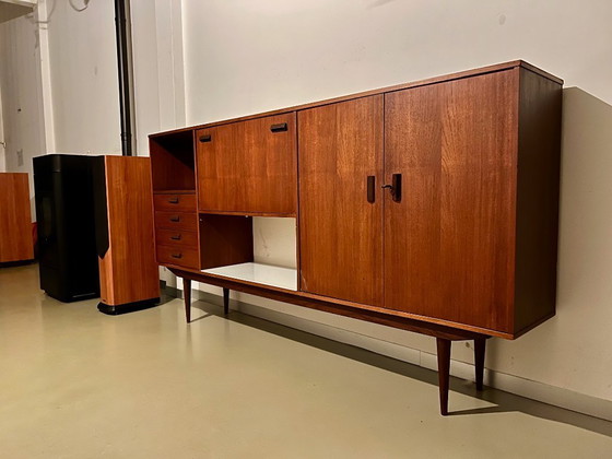 Image 1 of Vintage teak sideboard / bar cabinet - mid-century Danish design