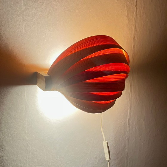 Image 1 of Translandia Duo Wall Lamp in Pine, Denmark, 1960-70