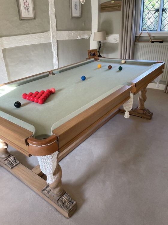 Image 1 of Tavolo da pranzo in ardesia per piscina 7ft