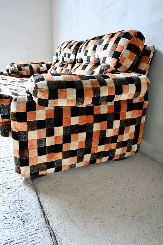Divano vintage B&B Italia 'Coronado' Afra e Tobia Scarpa. – Divani 2 posti, Velvet (photo 8 of 15)