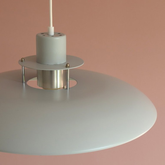 Image 1 of large gray Danish vintage design LAMP Lyskaer Belysning MCM