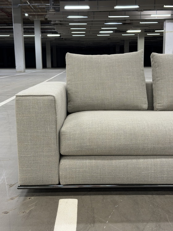 Sofá esquinero Minotti Hamilton – Sofás esquineros, Metal, Textile (photo 12 of 15)