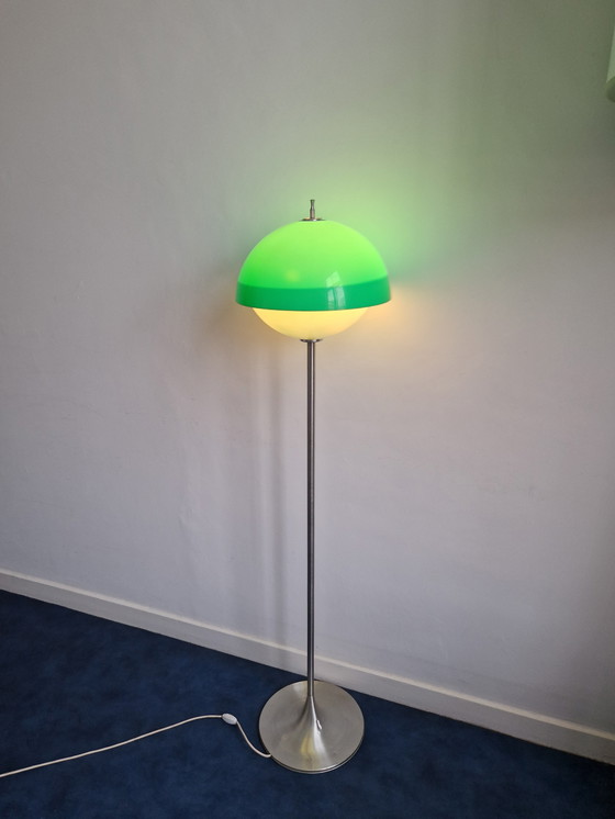 Image 1 of Lampada da terra vintage a forma di fungo Spage age