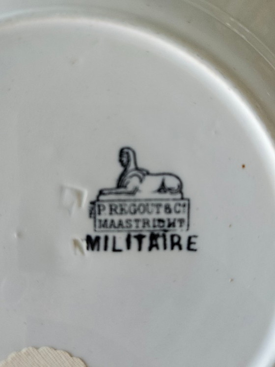 Image 1 of 6 Petrus Regout Maastricht „Militär“-Schilder