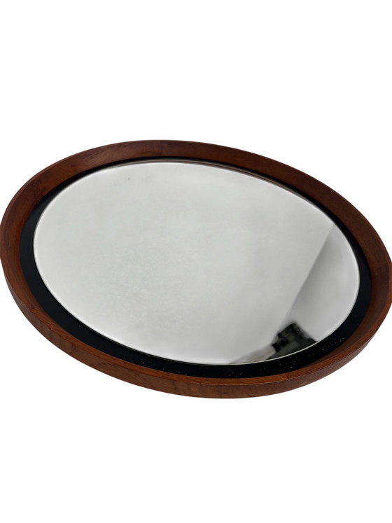 Image 1 of Scandinavian teak mirror by Uno & Osten Kristiansson