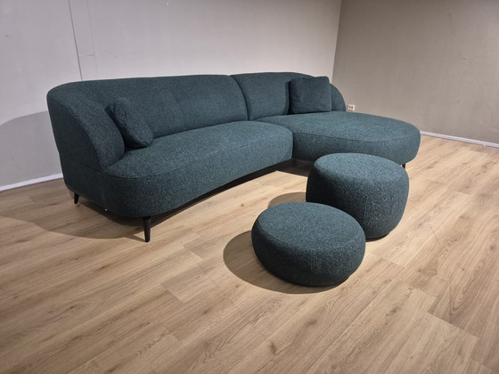 Image 1 of Montel Snake – Ecksofa – Grün – Stoff – Neu