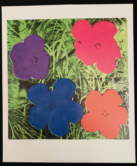 Image 1 of Andy Warhol : "Fleurs 1964".