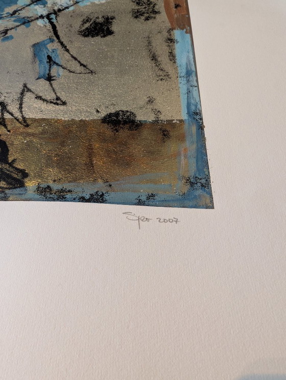 Sjer Jacobs Siebdruck "Copacabana Blue" – Kunst, Papier (photo 4 of 7)