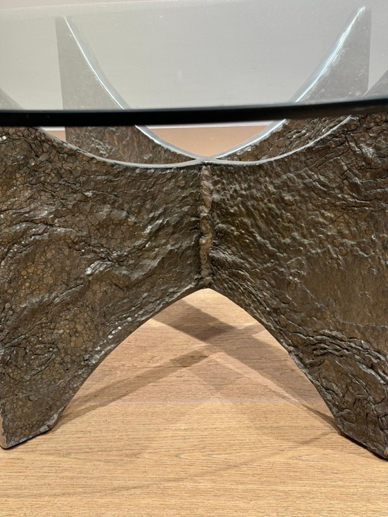 Image 1 of Einzigartiger Couchtisch im Stil des Brutalismus aus den 60er Jahren