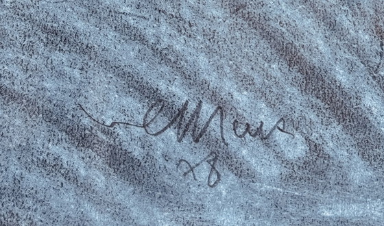 Image 1 of Robert Detheux "Le bel igérant" triptych of paintings, 1978