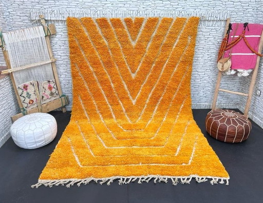 Tapis Boujad personnalisé : authentique tapis berbère marocain 300x200cm