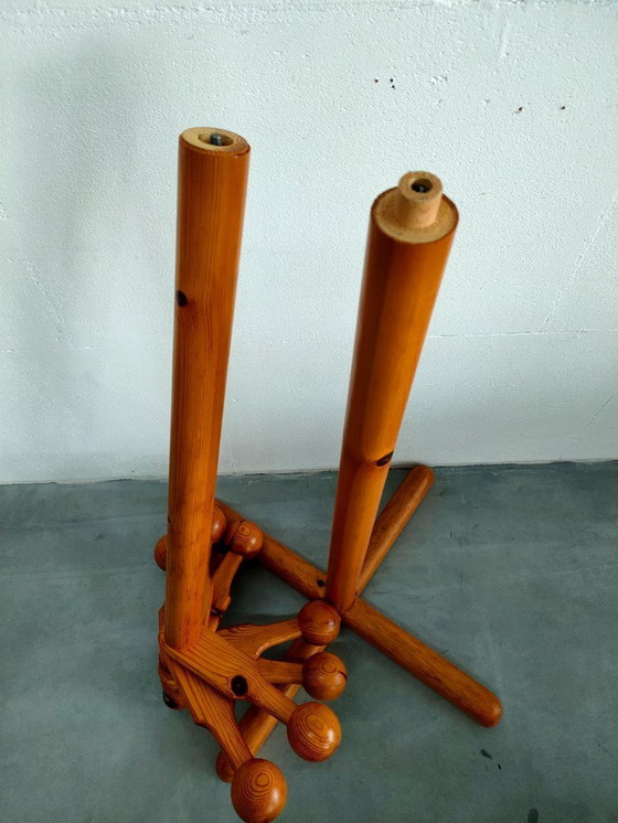 Image 1 of Vintage Design Houten Kapstok Jaren 70