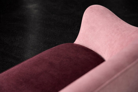 Image 1 of Vintage Mid-Century Space Age Velours Loungeset van Paged, 1972, set van 3