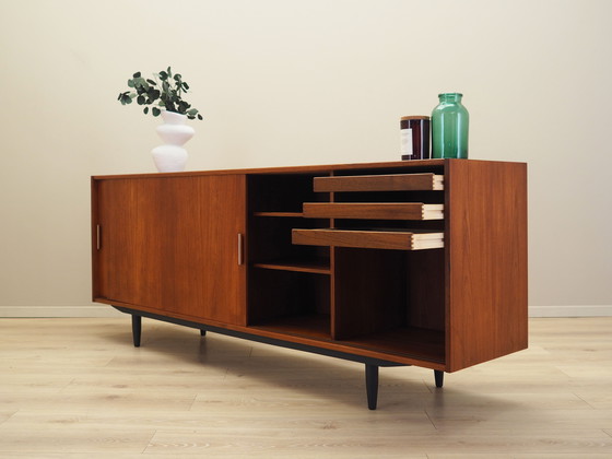 Image 1 of Teakhouten dressoir, Deens ontwerp, jaren 1970, Productie: Denemarken