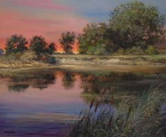 Image 1 of Grzegorz Olejniczak - Landscape in the evening