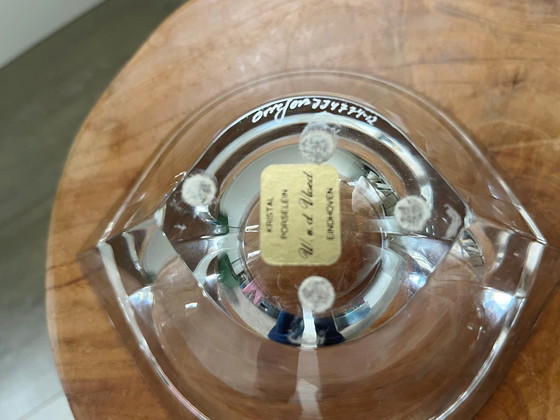 Image 1 of Elegante ciotola decorativa vintage in cristallo Orrefors con sfera rimovibile.