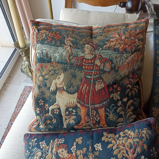 Image 1 of Esclusivo set di arazzi in 7 pezzi "Le Chant de la Vigne" – Marc Waymel (1988) – 66% lana