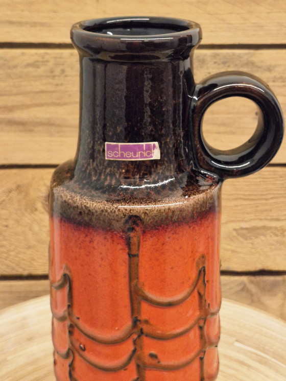 Image 1 of Vase vintage - Allemagne de l'Ouest - Scheurich - 28 cm