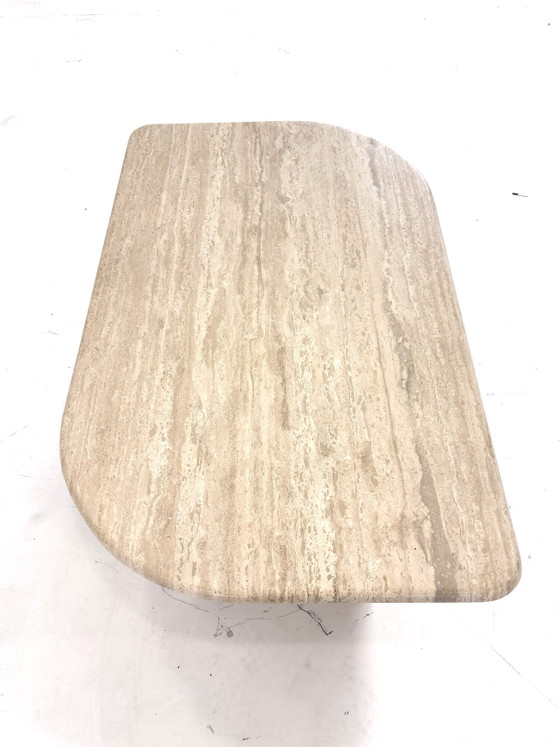 Image 1 of Travertine coffee table, 1980s