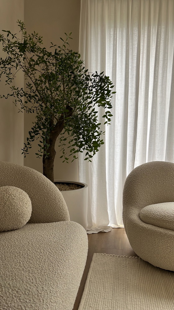 Image 1 of SOFACOMPANY Bouclé Babette armchair / swivel armchair