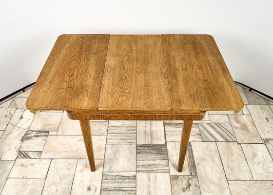 Image 1 of Extendable Oak Dining Table by Jitona, 1960s Czechoslovakia