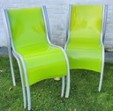 Rare ensemble de chaises Kartell « Fantastic Plastic Elastic » – Ron Arad