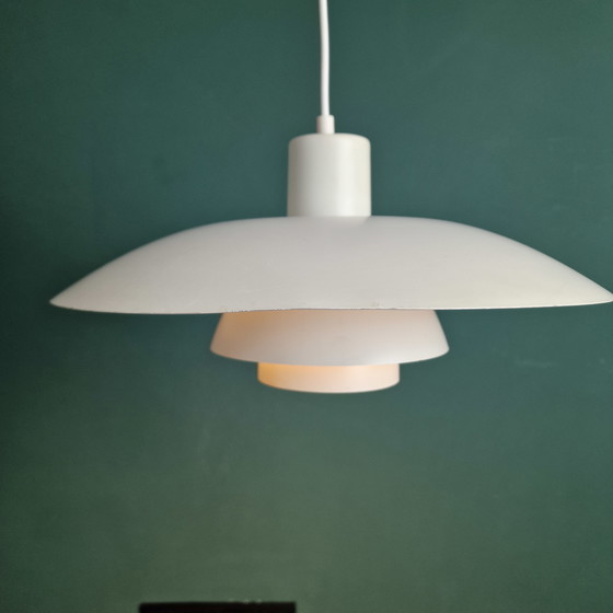 Image 1 of Vintage Louis Poulsen PH 3/4 Pendant Lamp - White - Ø 40 cm - Design Poul Henningsen - Denmark