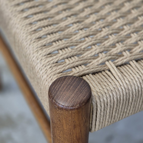 Image 1 of H.W. Klein, Bramin vintage Deense stoelen nieuw papercord