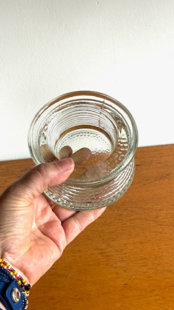 Image 1 of Vintage Glass Paperweight Trinket Tray