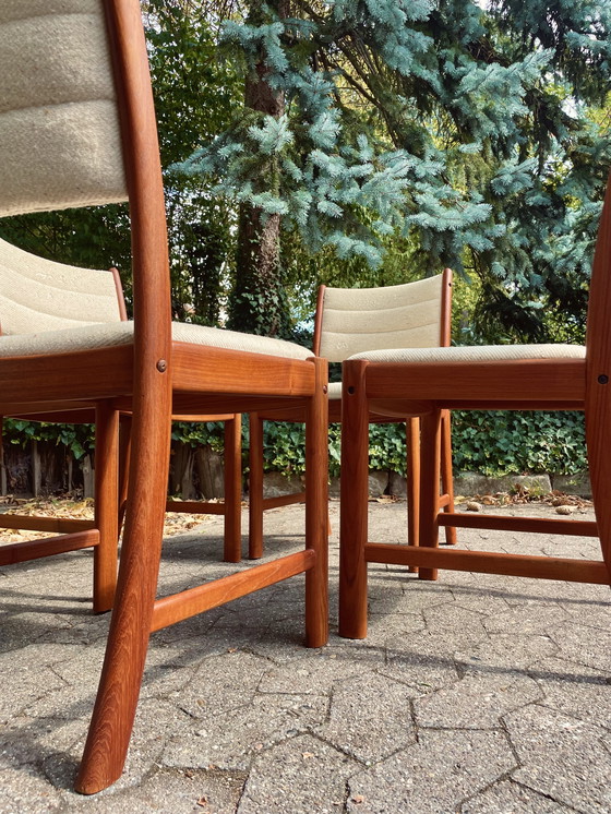 Image 1 of Uldum Möbelfabrik Sedie da pranzo in teak Danimarca
