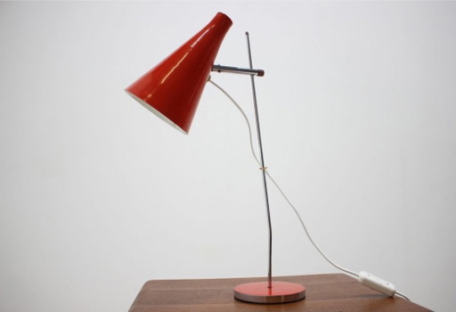 Metallene Tischleuchte von Josef Hurka für Lidokov, Tschechische Republik, 1960er Jahre
