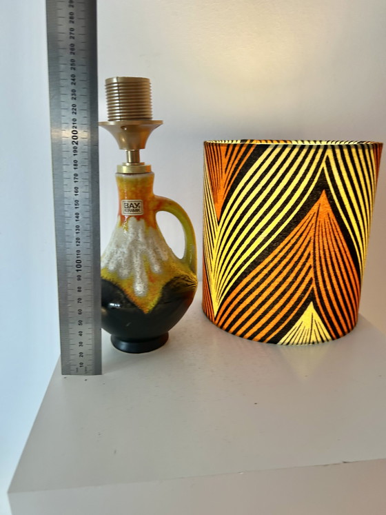 Image 1 of Typische vaaslamp uit de jaren 70 - draadloos - geschikt voor gebruik buitenshuis