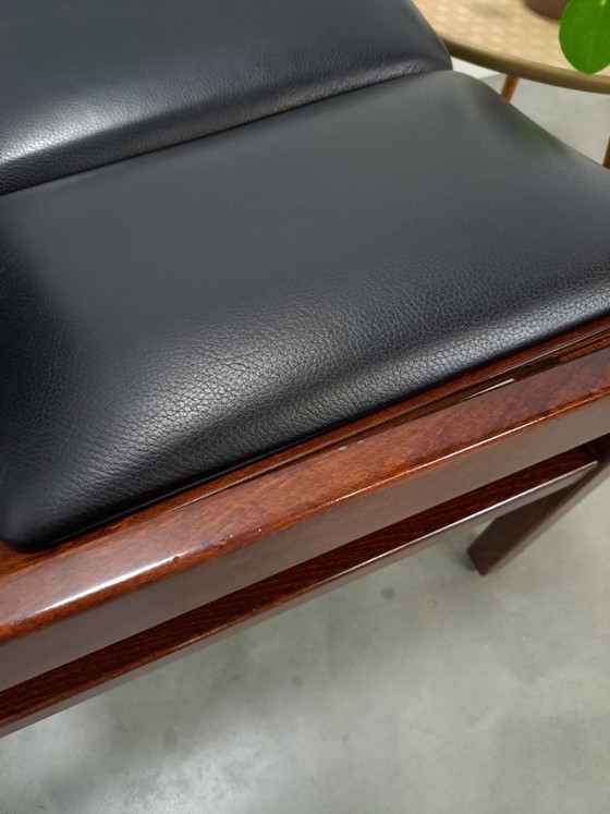 Image 1 of Ensemble de fauteuils en cuir noir Argos, Baumann France