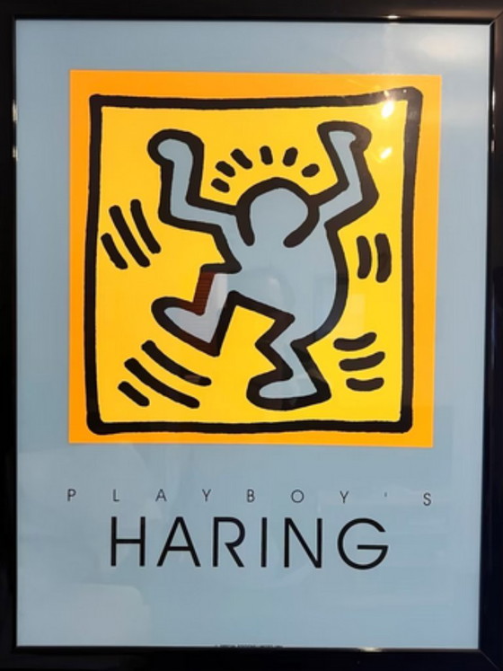 Image 1 of Keith Haring Playboy Silk Screens (framed)
