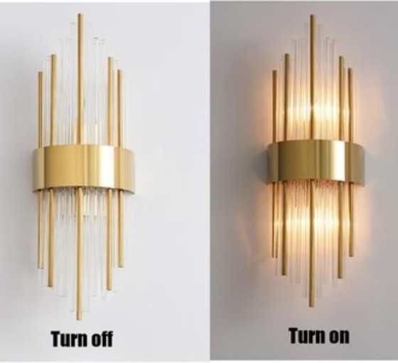 Image 1 of Eva wall light in crystal glass