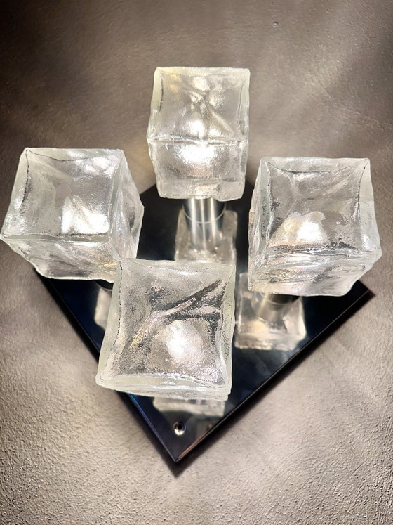 Image 1 of Vintage Kalmar Ice Cube Lamp