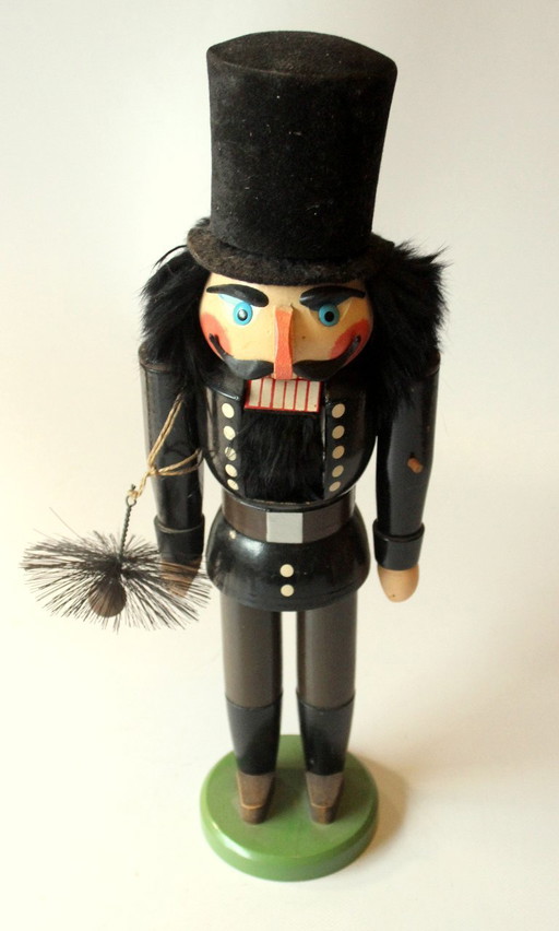 Original Nussknacker Erzgebirge GDR - Schornsteinfeger - Glücksbringer