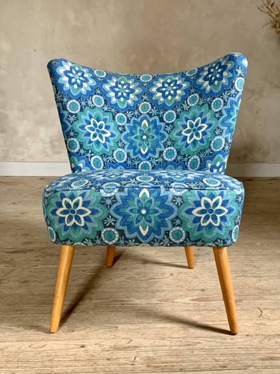 Blauwe cocktailstoel – Fauteuils, Vintage (photo 3 of 9)