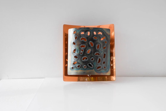 Vintage brutalistische koperen wandlamp van Boréns, jaren 60. – Wandlampen, Metal, Copper, Scandinavian (photo 11 of 15)