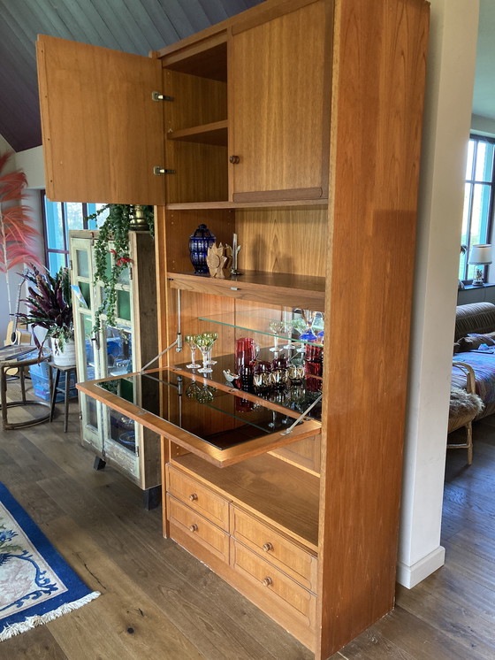 Image 1 of Meuble bar/meuble mural vintage des années 50.