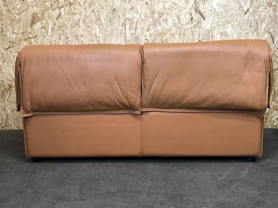 Image 1 of 70er Jahre Sofa 2er Ledersofa Niels Bendtsen Lotus for N. Eilersen Danish Design