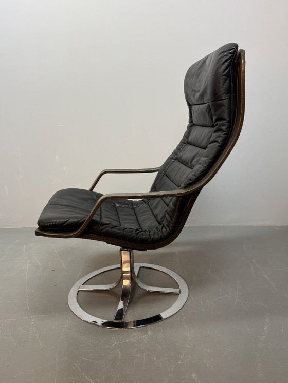 Image 1 of Sedia girevole Göte Möbler T213 dal design Mid-Century, Svezia, anni '70