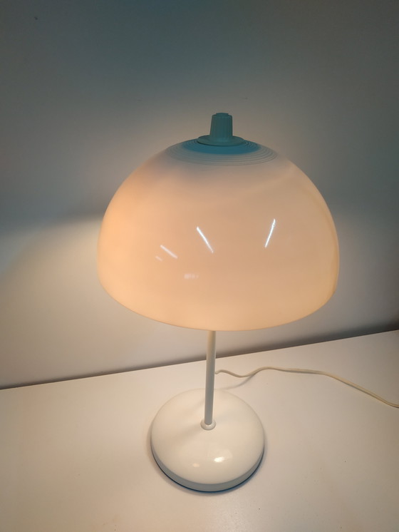 Image 1 of Vintage 1970s adjustable mushroom table lamp (2 spots)