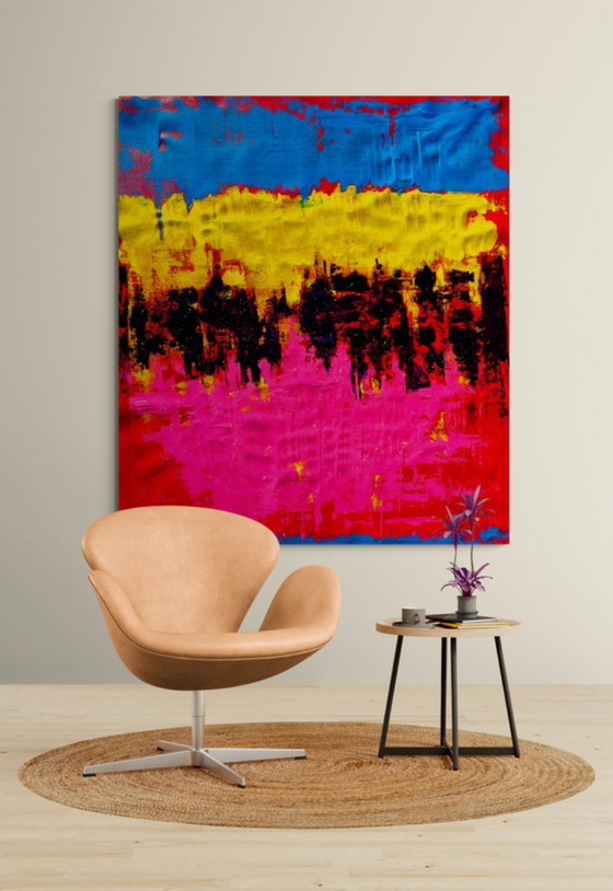 Image 1 of  Jovan Srijemac (1962) - Abstract landschap