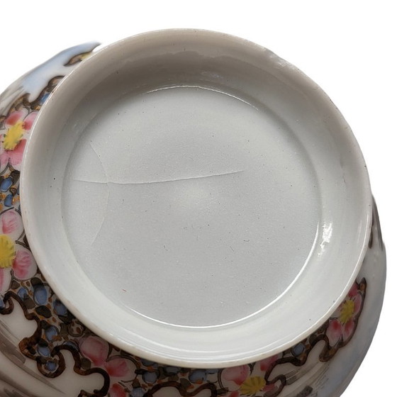 Image 1 of Alte japanische Porzellan-Teekanne und -Tasse, frühes 20. Jahrhundert