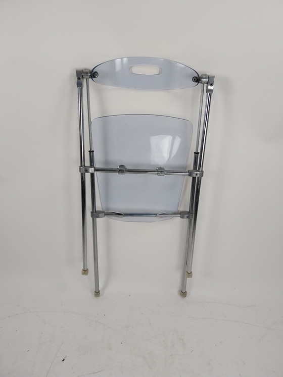 Image 1 of 1 x Lucite folding chair telescope by Giancarlo Piretti 1970s
